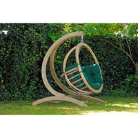 Frame and hanging egg chair