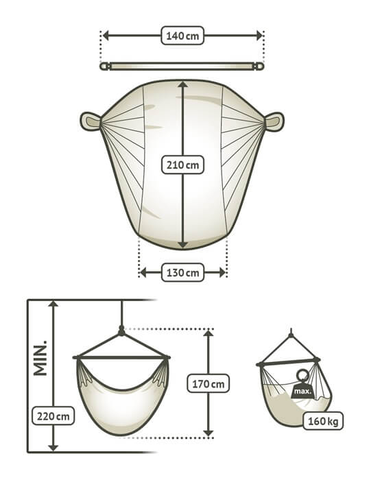 La siesta king size chair hammock dimensions guide image