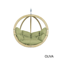 Olive colour hanging nest basket - globo