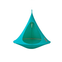 Turquoise hanging cacoon