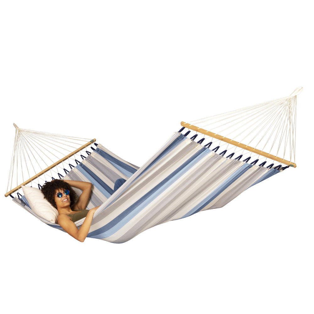 Fabric hammock 2024 with stand